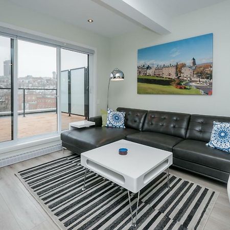 Penthouse On Charest - With Parking And Gym Lägenhet Québec Exteriör bild