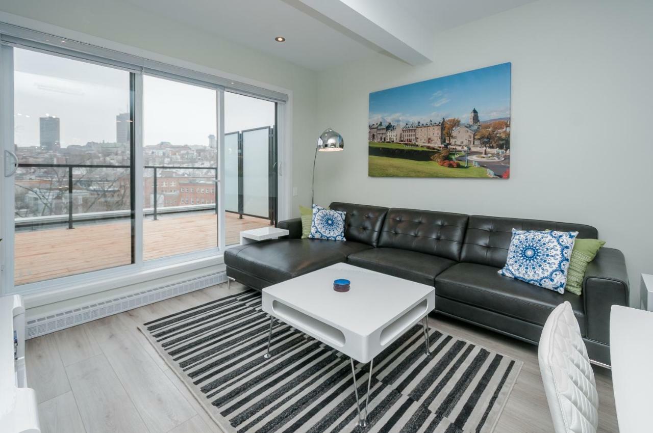 Penthouse On Charest - With Parking And Gym Lägenhet Québec Exteriör bild