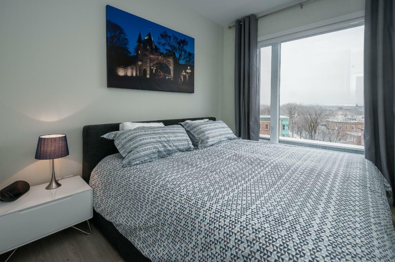 Penthouse On Charest - With Parking And Gym Lägenhet Québec Exteriör bild