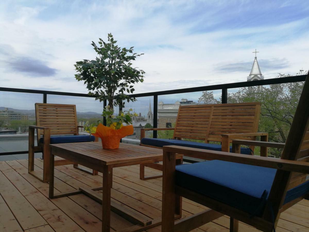 Penthouse On Charest - With Parking And Gym Lägenhet Québec Exteriör bild